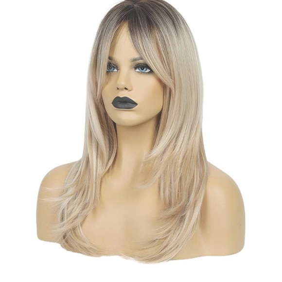 ?️ Dark Roots Layered Synthetic Hair Wigs  main image 7